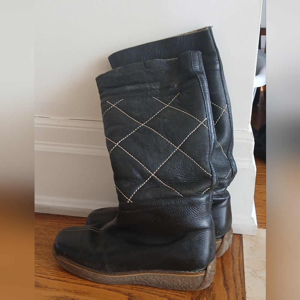 Blondo Black Shearling Winter Boots.